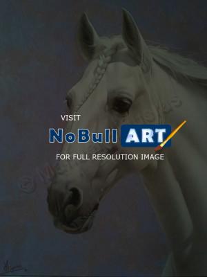Horses - Horse Portrait 3 - Oil On Canvas